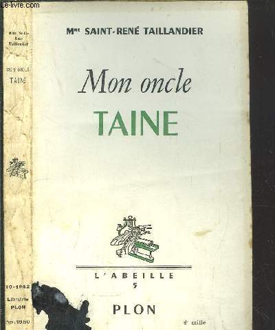 MON ONCLE TAINE - COLLECTION L'ABEILLE N5