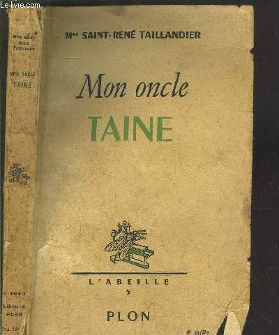 MON ONCLE TAINE - COLLECTION L'ABEILLE N5