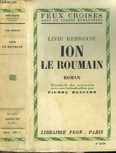 ION LE ROUMAIN - COLLECTION FEUX CROISES