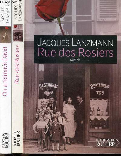 RUE DES ROSIERS - 2 VOLUMES - TOMES I+II - ON A RETROUVE DAVID