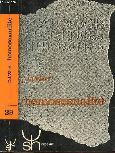 HOMOSEXUALITE - COLLECTION PSYCHOLOGIE ET SCIENCES HUMAINES N39