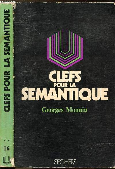 CLEFS POUR LA SEMANTIQUE - COLLECTION P.S. N16
