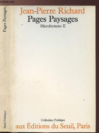 PAGES PAYSAGES - MICROLECTURES TOME II