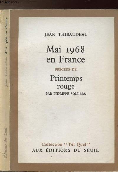 MAI 1968 EN FRANCE - PRECEDE DE PRINTEMPS ROUGE - COLLECTION 