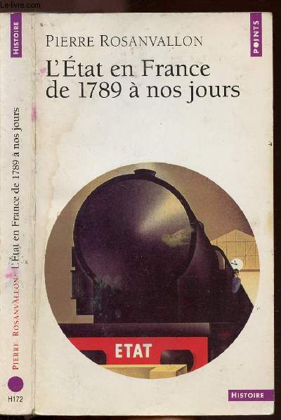 L'ETAT EN FRANCE DE 1789 A NOS JOURS - COLLECTION POINTS HISTOIRE NH172