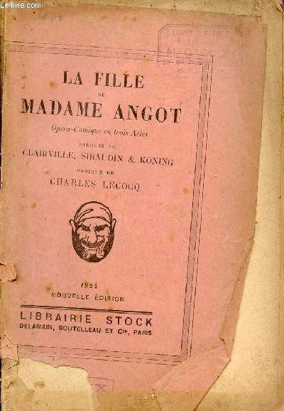 LA FILLE DE MADAME ANGOT