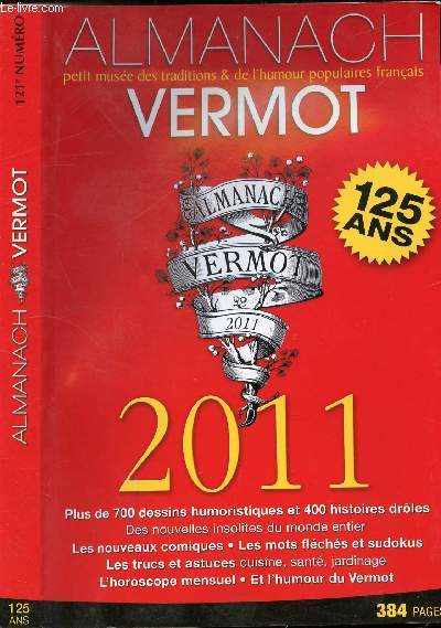 121e NUMERO - L'ALMANACH VERMOT 2011