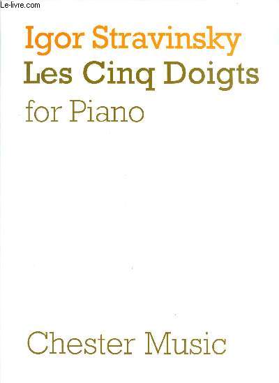 LES CINQ DOIGTS FOR PIANO