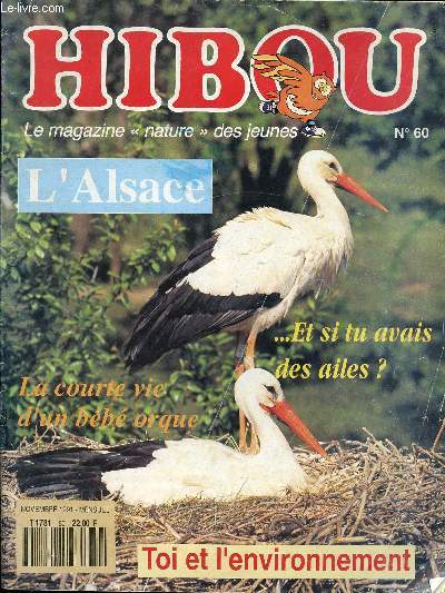 N60 - NOVEMBRE 1991 - HIBOU LE MAGAZINE 