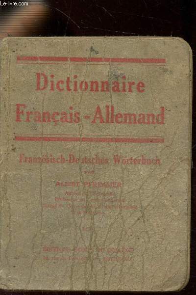 DICTIONNAIRE FRANCAIS-ALLEMAND -