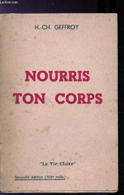 NOURRIS TON CORPS - PRECIS D'HYGIENE ALIMENTAIRE