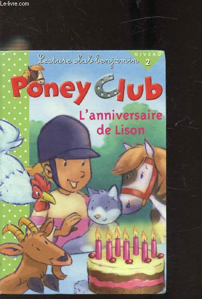 Poney Club L'anniversaire de Lison