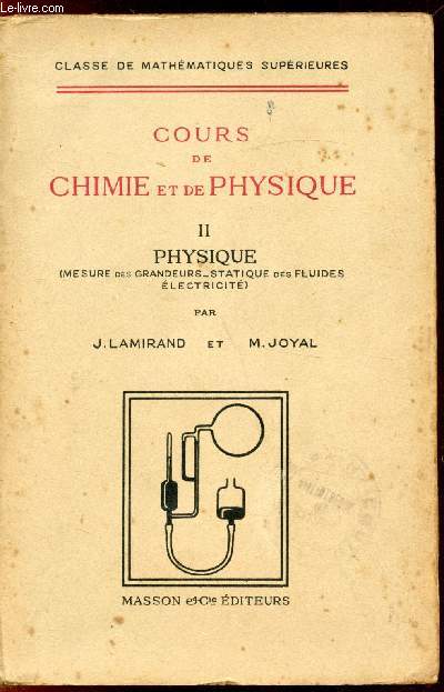 Cours de chimie et de physique - tome 2 - Physique