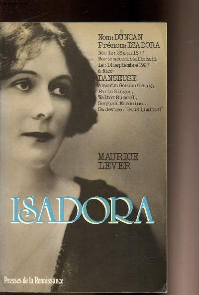 Isadora - Roman d'une vie