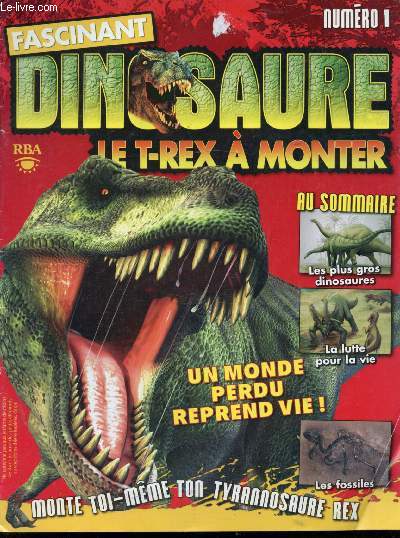 Fascinant dinosaure - numro 1 - ( fascicule uniquement)