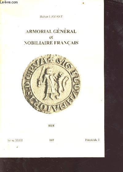 Armorial gnral et nobiliaire franais - tome 43 - 169 - fascicule 1 - de France-Conti  Francoeur