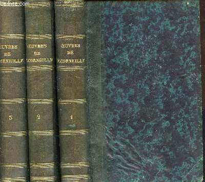 Oeuvres dramatiques de P. Corneille en 3 tomes (tomes 1+2+3)