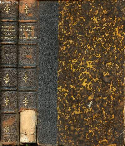 Mmoires de Madame de la Marquise De La Rochejaquelein en 2 tomes (tomes1+2) - 13 dition
