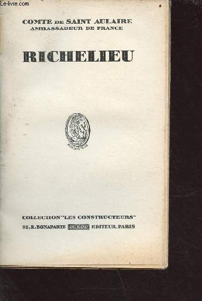 Richelieu - collection les constructeurs