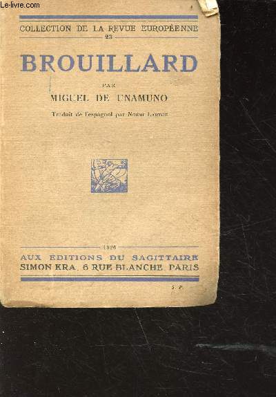 Brouillard - collection de la revue europenne n23 - ddicace de Nomi Larthe