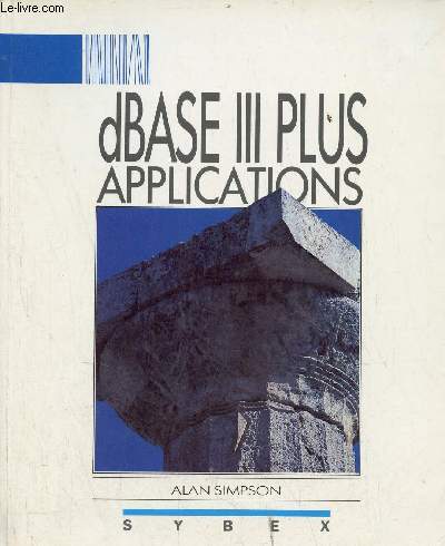 Dbase III plus applications.