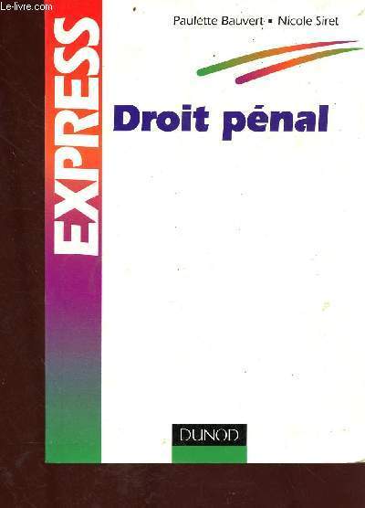Droit pnal - Collection express