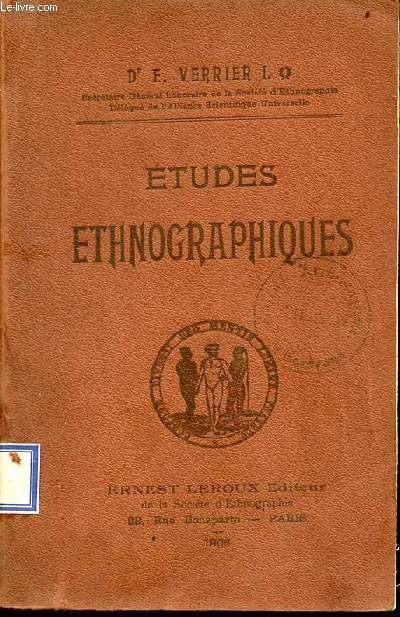 Etudes ethnographiques.