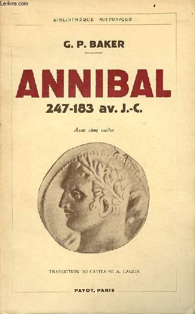 Annibal 247-183 av. J.-C. - Collection bibliothque historique.
