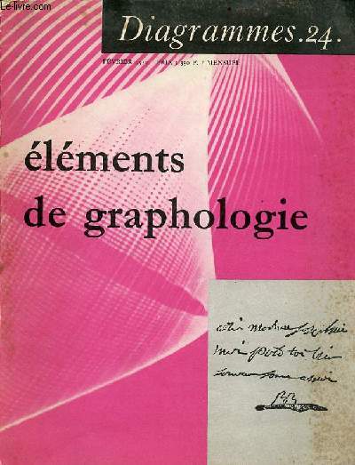 Diagrammes .24. fvrier 1959 - lments de graphologie.