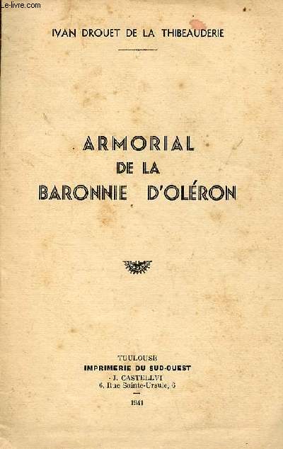 Armorial de la Baronne d'Olron.