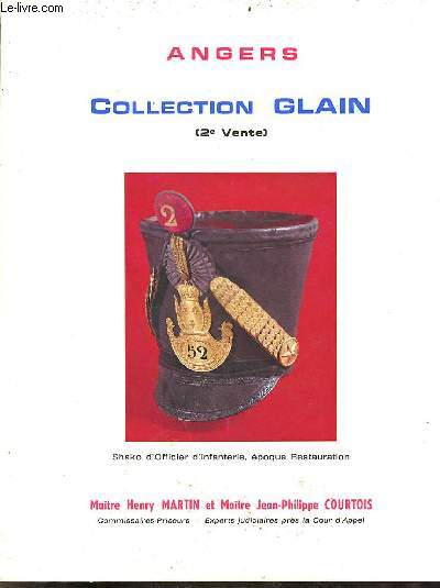 Catalogue de ventes aux enchres - Collection Glain vente le dimanche 25 janvier 1981.