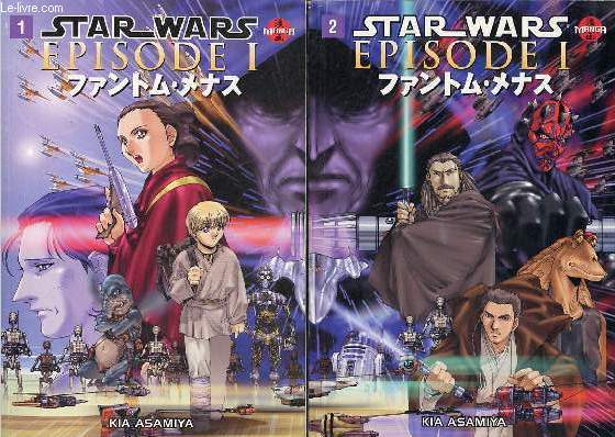 Stars Wars Episode 1 : the phantom menace - 2 volumes - volumes 1 + 2.