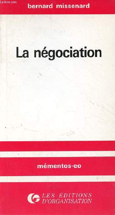 La ngociation - Collection mmentos eo.