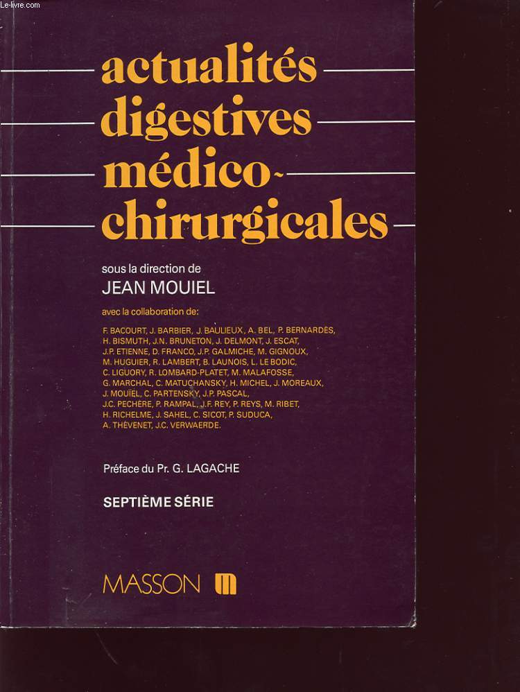 ACTUALITES DIGESTIVES MEDICO-CHIRURGICALES 7