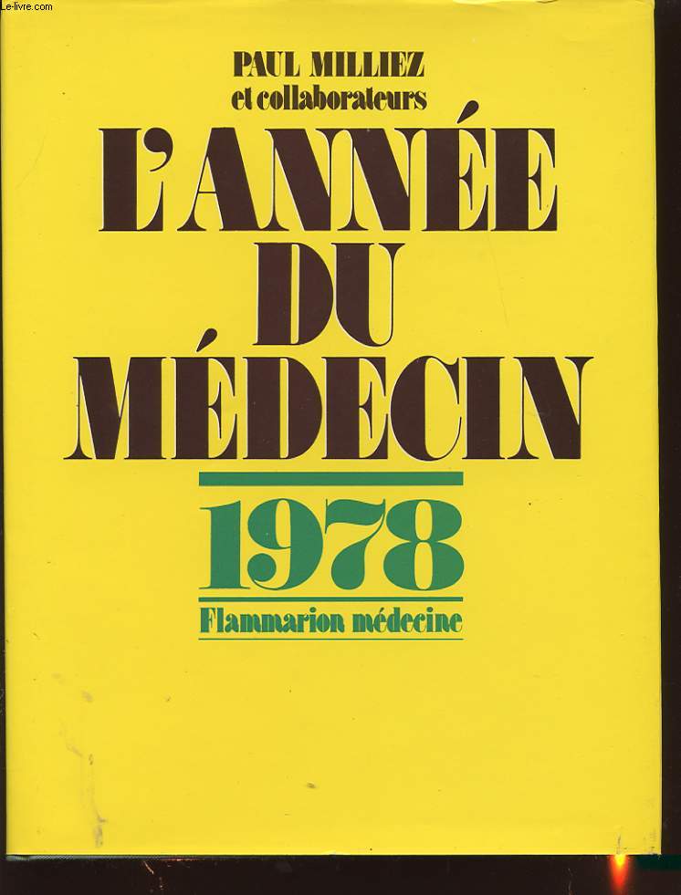 L ANNEE DU MEDECIN 1978