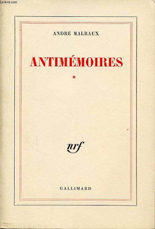ANTIMEMOIRES TOME 1