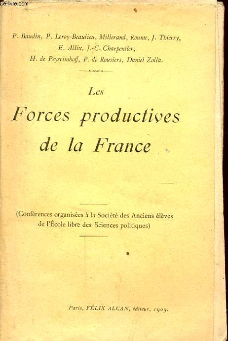 LES FORCES PRODUCTIVES DE LA FRANCE