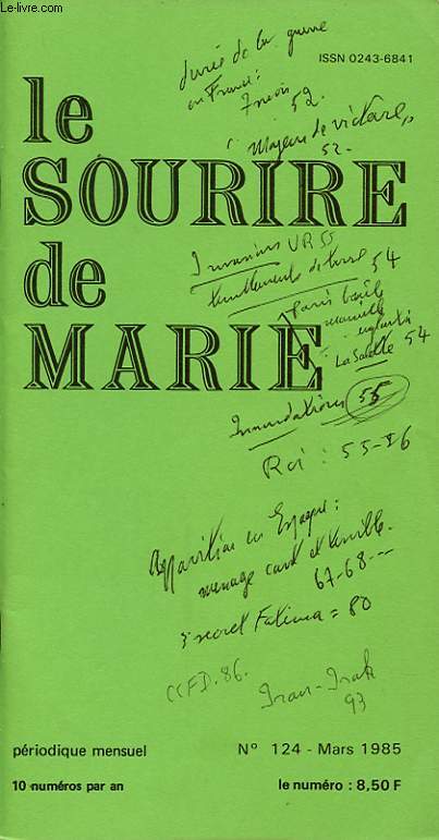 LE SOURIRE DE MARIE N124 :Comtempler Marie et ses mysteres joyeux IV. La presentation au temple...