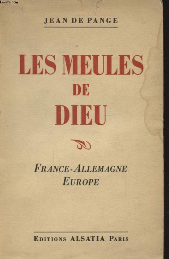 LES MEULES DE DIEU - FRANCE ALLEMAGNE EUROPE