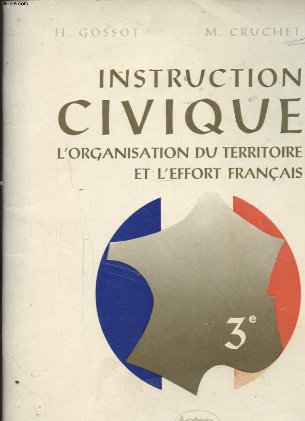 INSTRUCTION CIVIQUE L ORGANISATION DU TERRITOIRE ET L EFFORT FRANCAIS