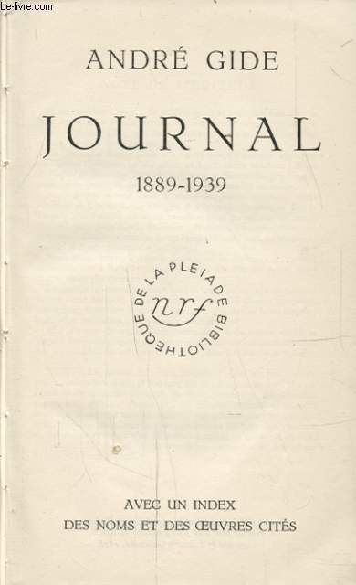 JOURNAL 1889 - 1939