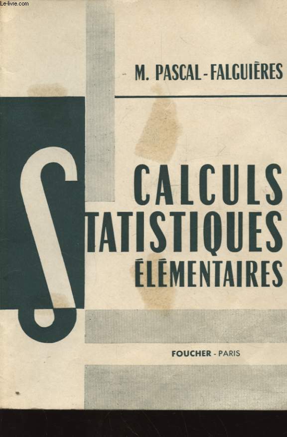CALCULS STATISTIQUES ELEMENTAIRES