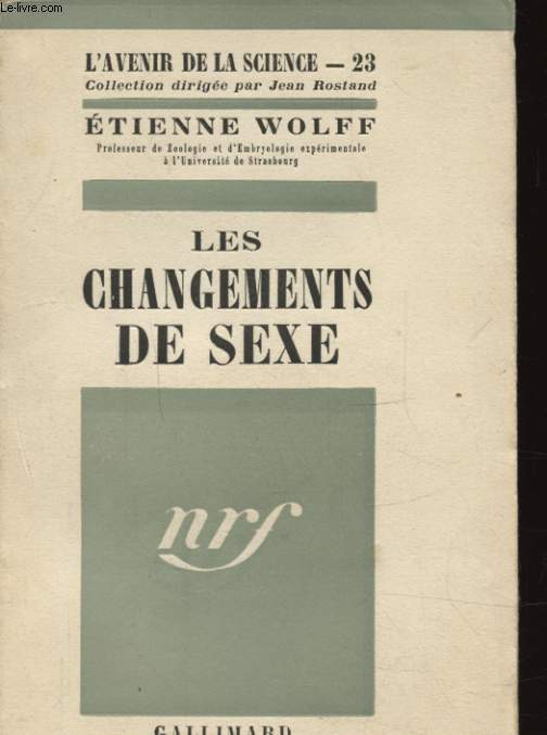 LES CHANGEMENTS DE SEXE