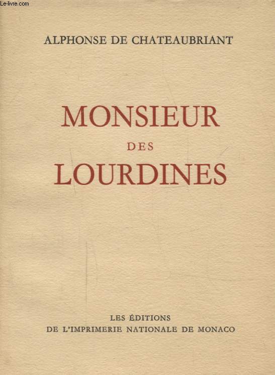 MONSIEUR DES LOURDINES