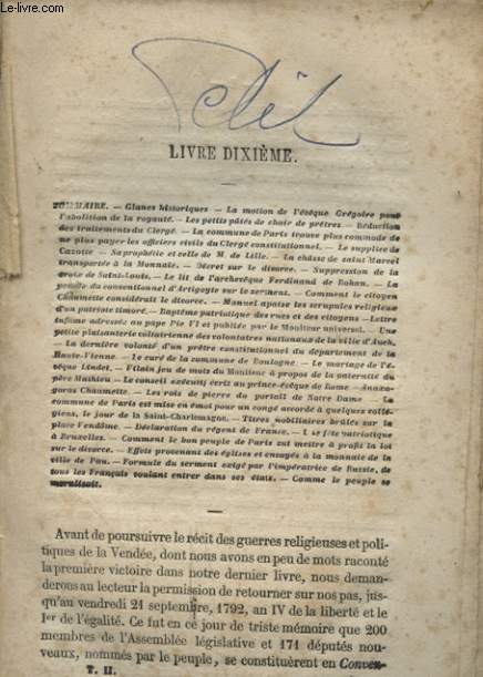 MARTYRS ET BOURREAUX DE 1793 TOME 2