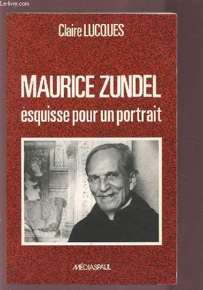 MAURICE ZUNDEL - ESQUISSE POUR UN PORTRAIT.