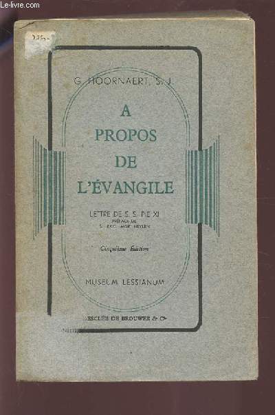 A PROPOS DE L'EVANGILE.