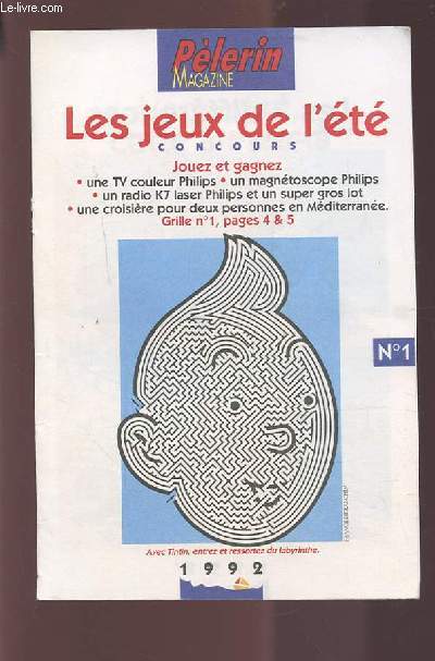 LES JEUX DE L'ETE - PELERIN MAGAZINE - 7 NUMEROS.