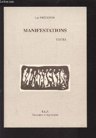 MANIFESTATIONS - TEXTES.