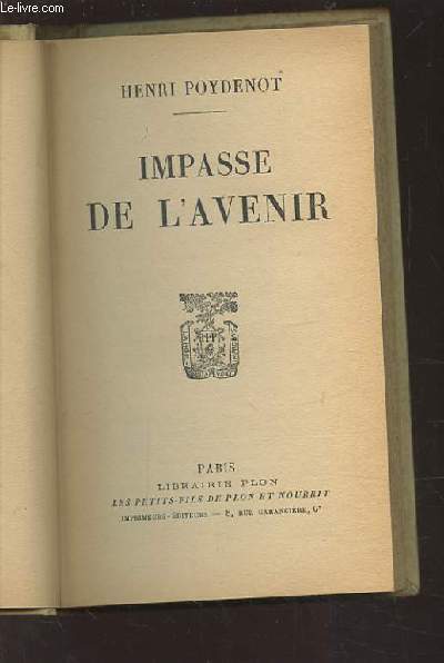 IMPASSE DE L'AVENIR.